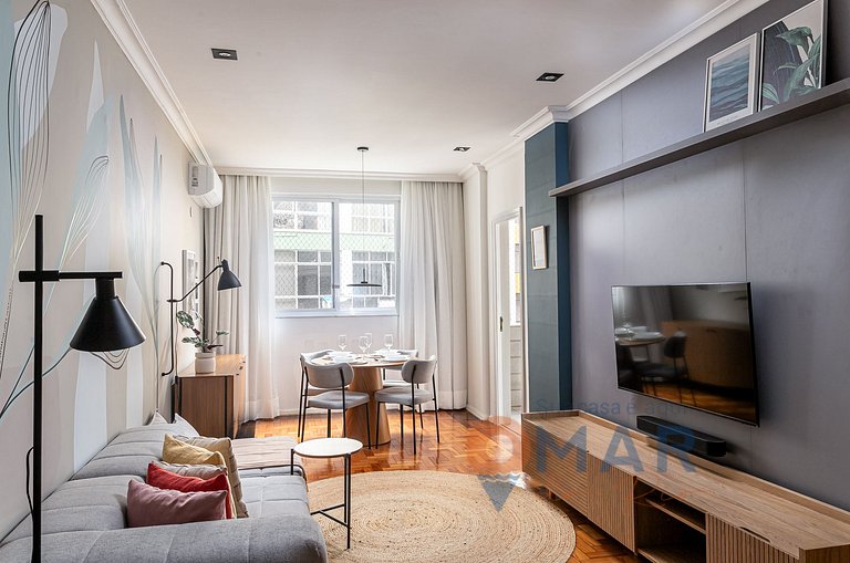 Modern 2-bedroom near Copacabana Beach |DF 149/904