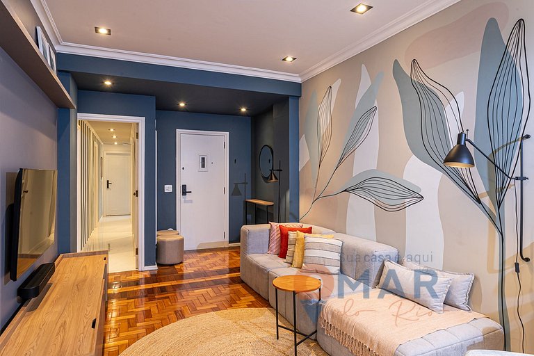 Modern 2-bedroom near Copacabana Beach |DF 149/904