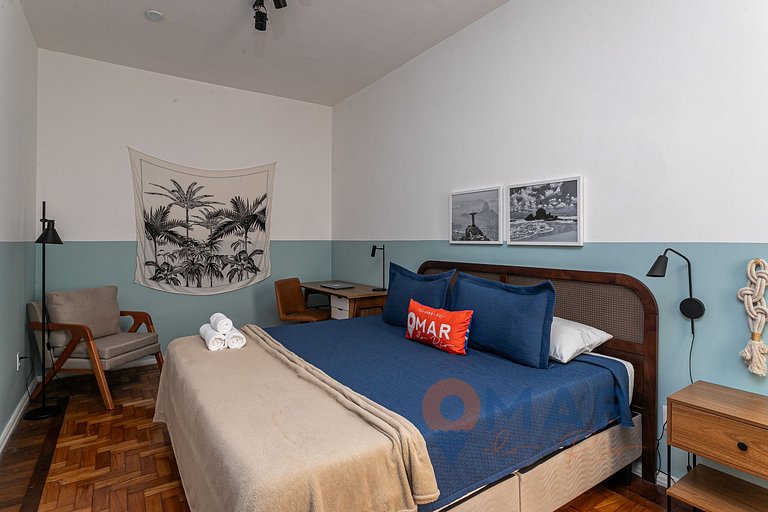 Modern 2-bedroom near Copacabana Beach |DF 149/904