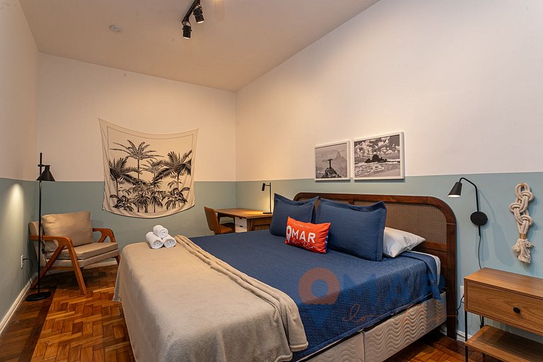 Modern 2-bedroom near Copacabana Beach |DF 149/904