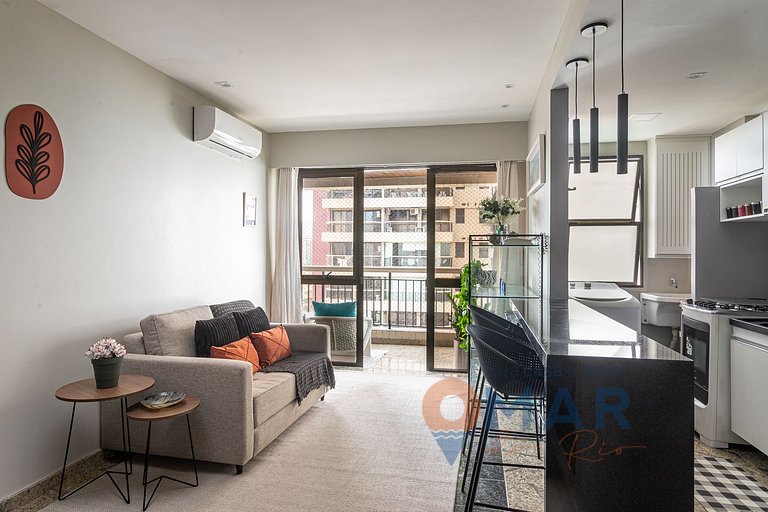 Refúgio à Beira-Mar na Barra da Tijuca|LC 6000/805