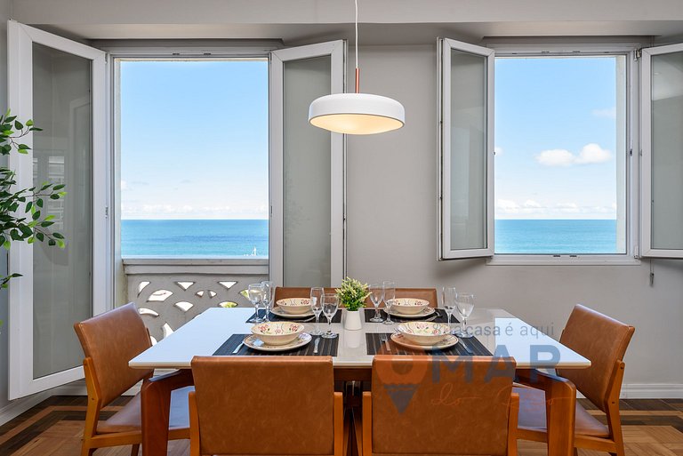 2Qtos e Varanda Vista-Mar em Copacabana |RDS 6/804