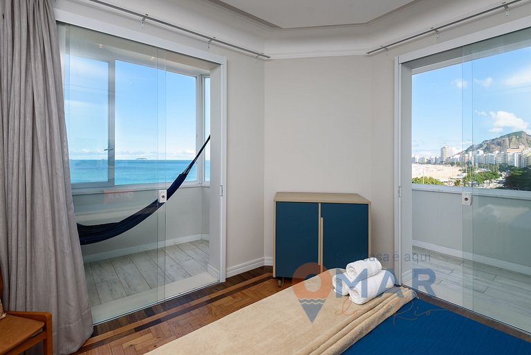 2Qtos e Varanda Vista-Mar em Copacabana |RDS 6/804