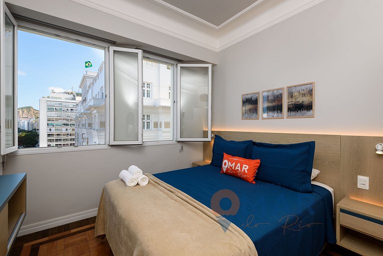 2Qtos e Varanda Vista-Mar em Copacabana |RDS 6/804