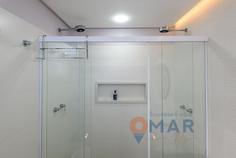 2BDR Copacabana: Balcón c/ vistas al mar|RDS 6/804