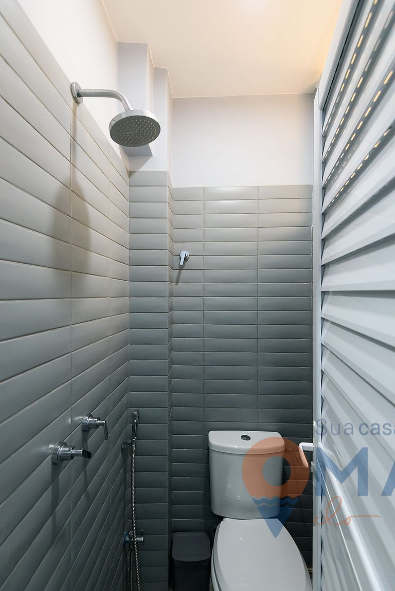 2BDR Copacabana: Balcón c/ vistas al mar|RDS 6/804