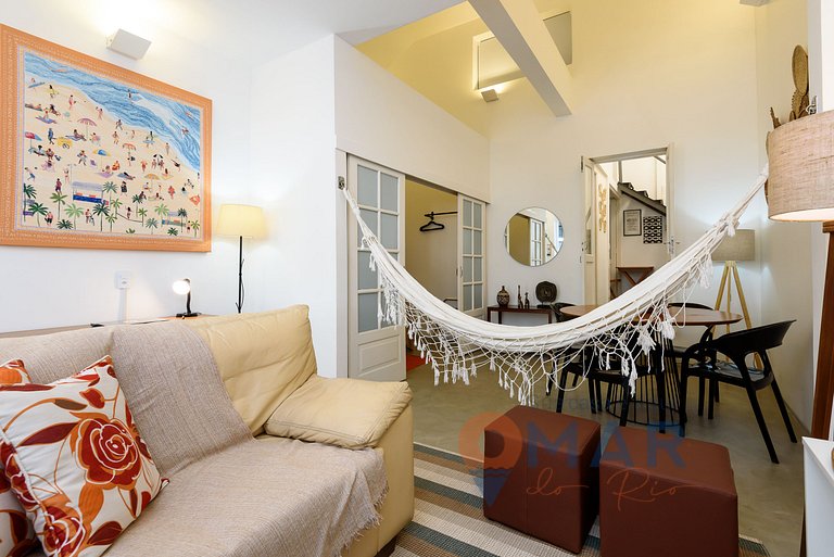 2BDRs y balcón c/ vistas al mar en Ipanema|TXM 21S