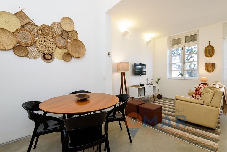 2BDRs y balcón c/ vistas al mar en Ipanema|TXM 21S