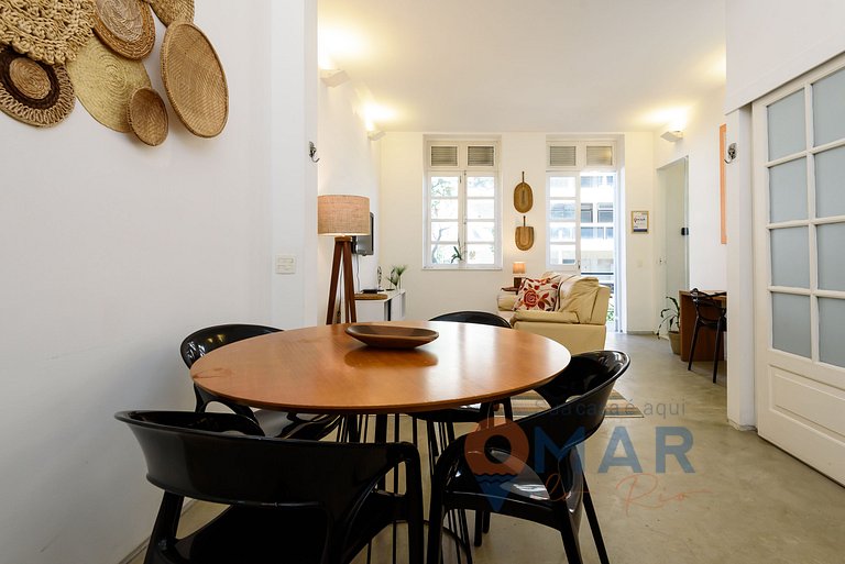 2BDRs y balcón c/ vistas al mar en Ipanema|TXM 21S