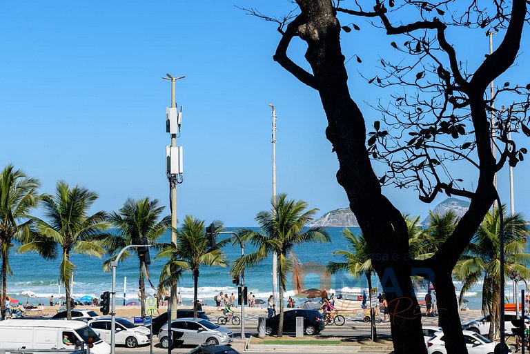 2BDRs y balcón c/ vistas al mar en Ipanema|TXM 21S