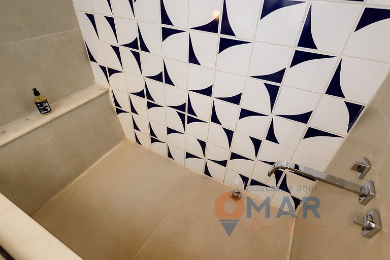 1BDR con cama king a 2 min de la playa|NSC1085/206