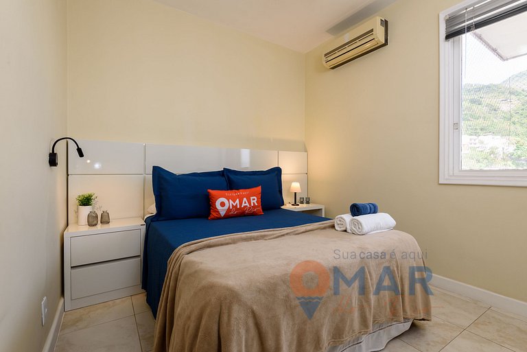 2Qtos c/ Piscina e Garagem no Humaitá|HMT 282/1301