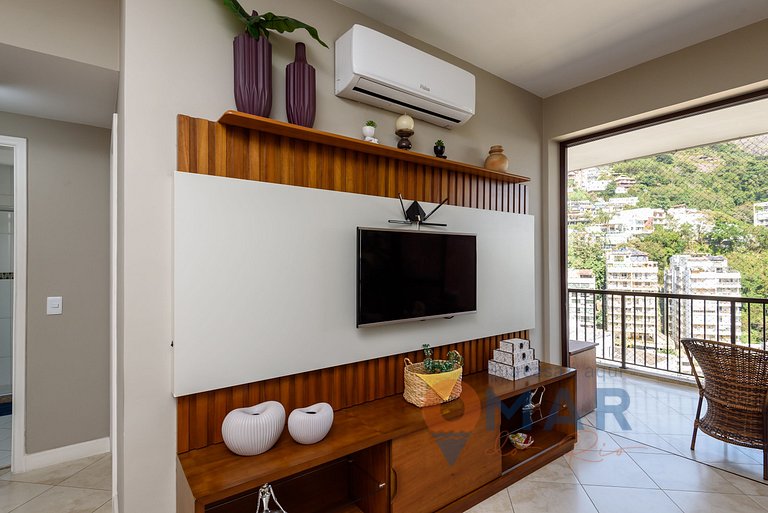 2Qtos c/ Piscina e Garagem no Humaitá|HMT 282/1301