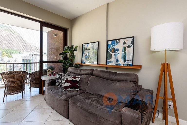 2Qtos c/ Piscina e Garagem no Humaitá|HMT 282/1301