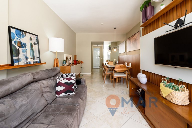 2Qtos c/ Piscina e Garagem no Humaitá|HMT 282/1301