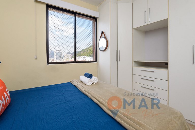 2Qtos c/ Piscina e Garagem no Humaitá|HMT 282/1301