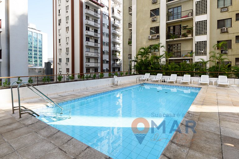 2BDRs with pool and garage in Humaitá|HMT 282/1301