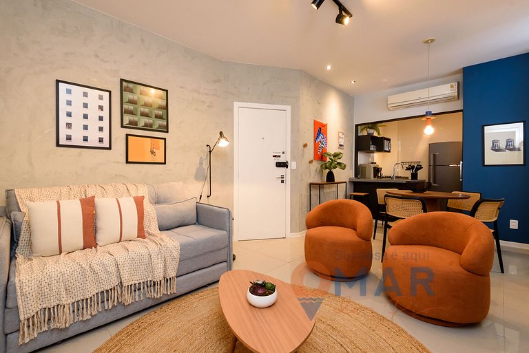 2BDRs, 400 meters from Ipanema Beach | JA 158/404