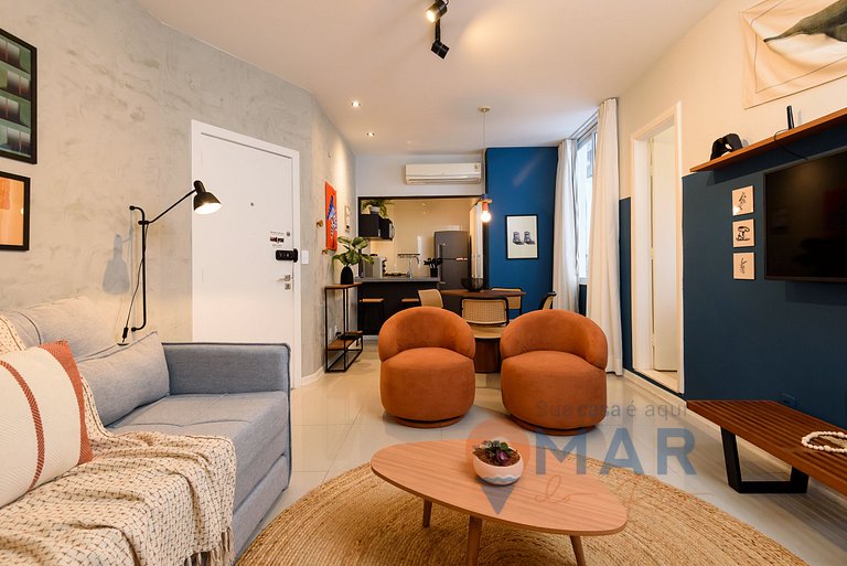 2BDRs, 400 meters from Ipanema Beach | JA 158/404