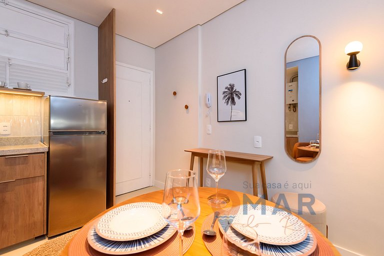 Charmoso 1Qto a 200m da Praia | NSC 1085/1004