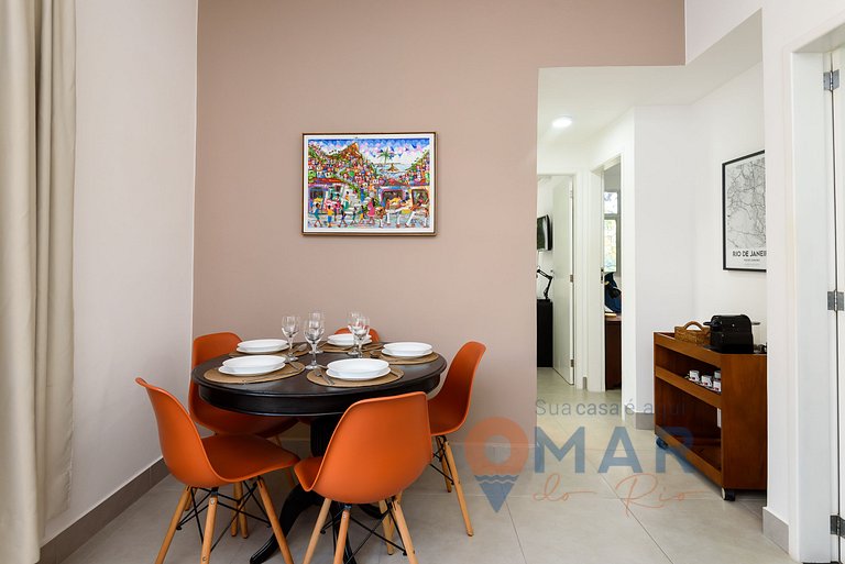 2 Quartos no Leblon com Vaga de Garagem|CA 168/207