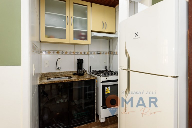 Qto&Sala a 2 min. da Praia de Copacabana|PF 31/908