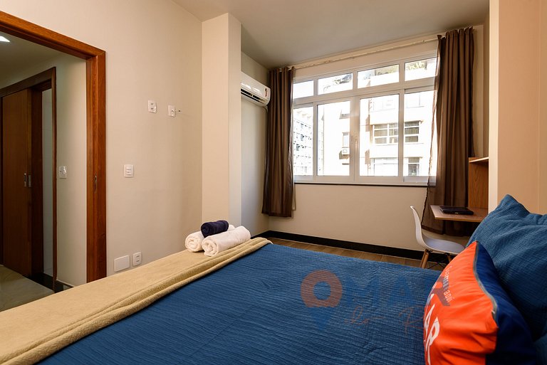 2 quartos em Copacabana c/ Vista Mar | PJ 135/808