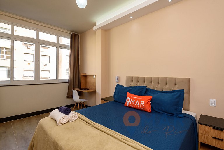 2 quartos em Copacabana c/ Vista Mar | PJ 135/808