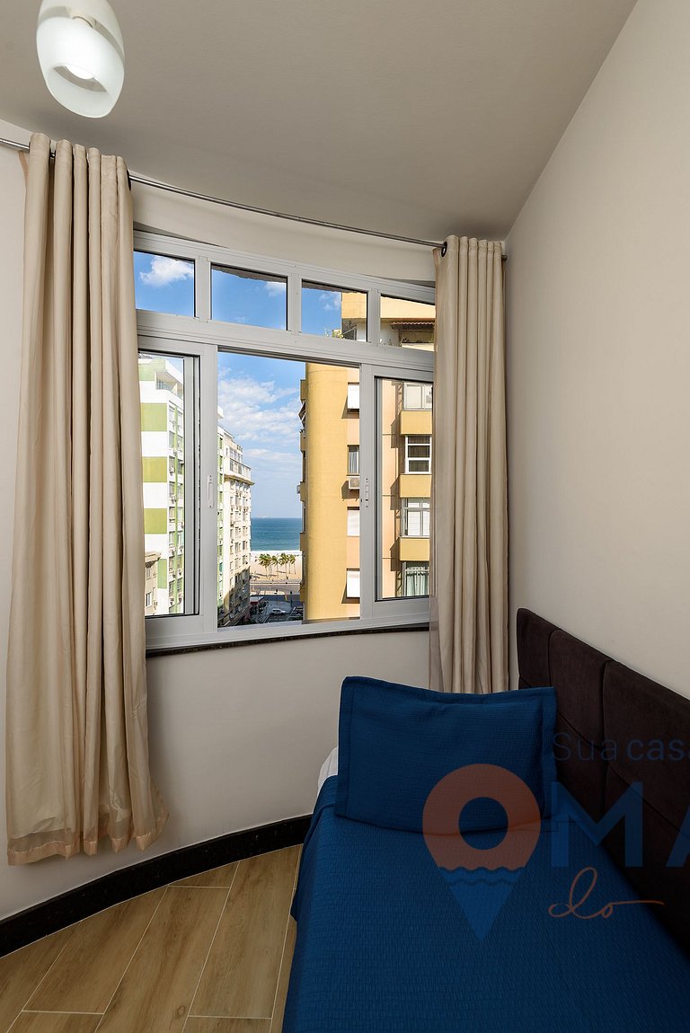 2 quartos em Copacabana c/ Vista Mar | PJ 135/808