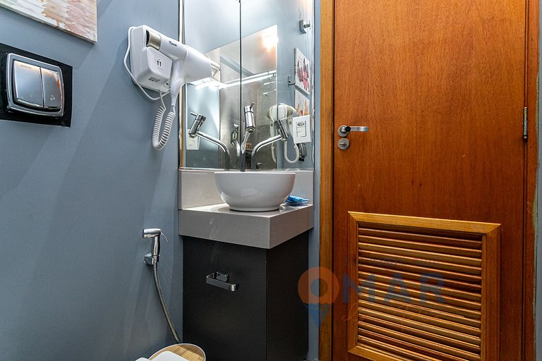 2 Quartos a 5 min. da Praia de Copa | NSC 1138/603