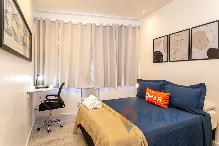 2 Quartos a 5 min da Praia de Copa | NSC 1138/603
