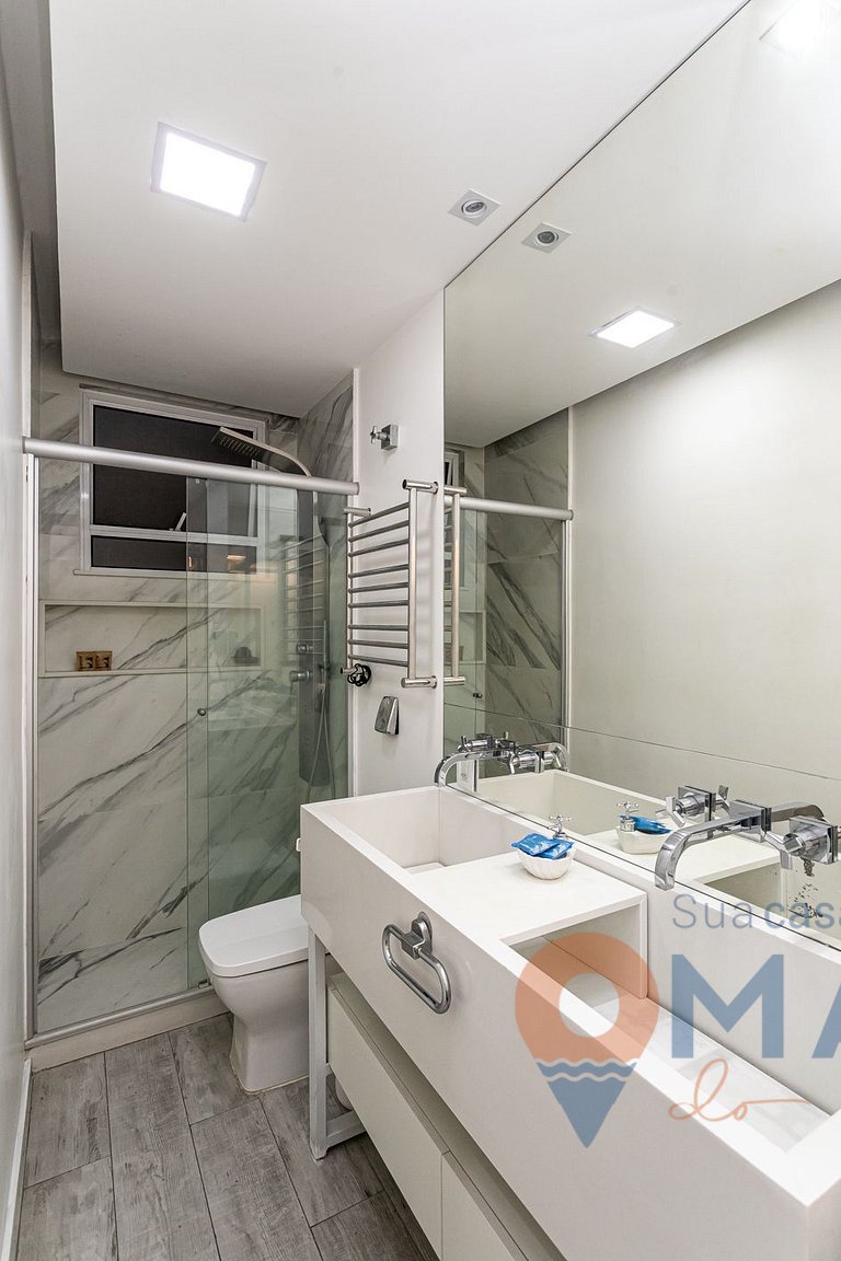 2 Quartos a 5 min. da Praia de Copa | NSC 1138/603