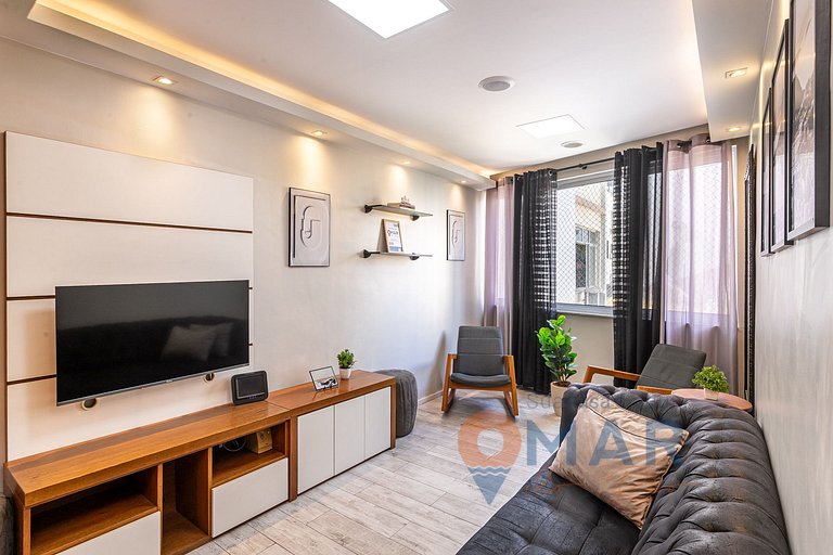 2 Quartos a 5 min. da Praia de Copa | NSC 1138/603