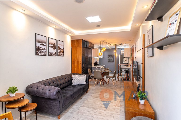 2 Quartos a 5 min. da Praia de Copa | NSC 1138/603