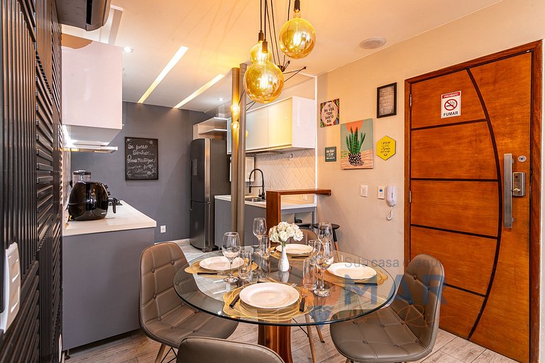 2 Quartos a 5 min. da Praia de Copa | NSC 1138/603