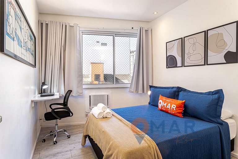 2 Quartos a 5 min. da Praia de Copa | NSC 1138/603