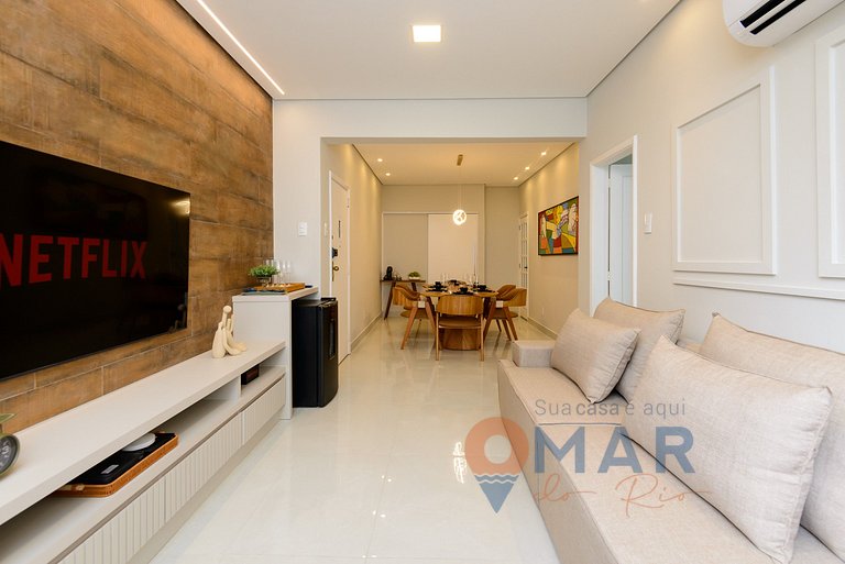3BDRs, 290 meters from Flamengo Beach | BF 50/402