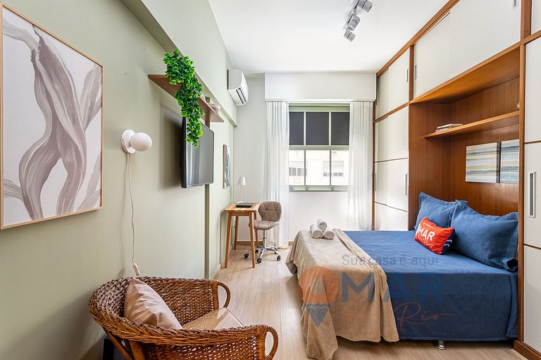 1Qto a 200m de la playa de Copacabana| CR 53/505