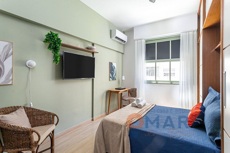 1Qto a 200m de la playa de Copacabana| CR 53/505