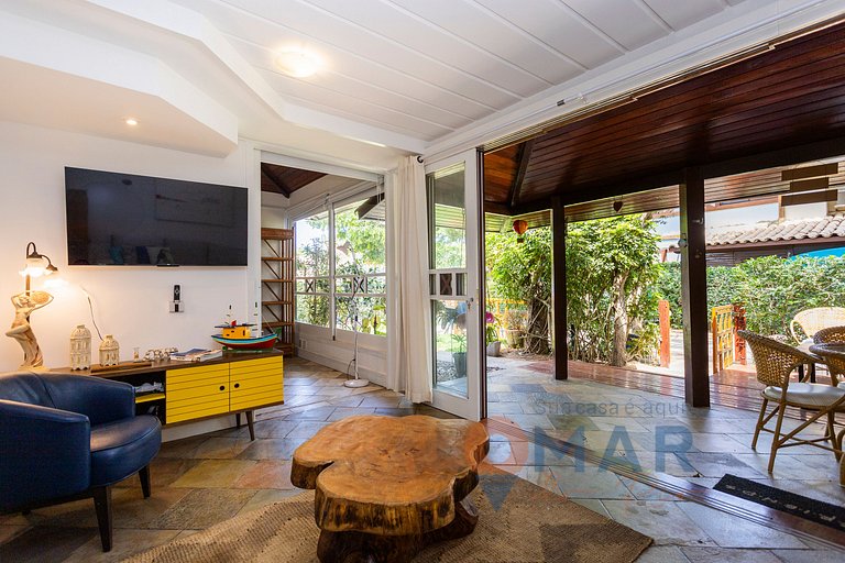 Casa em Búzios com 4 quartos e área gourmet| VF 11