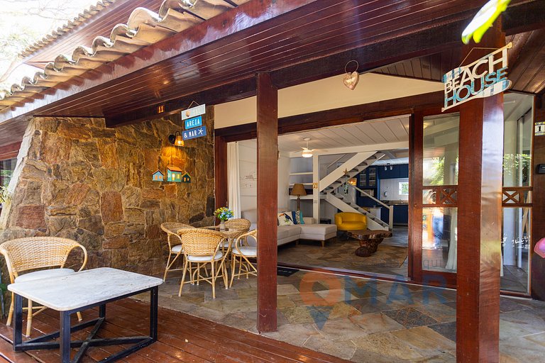 House in Búzios with 4 bedrooms and gourmet area| VF 11