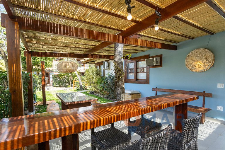 House in Búzios with 4 bedrooms and gourmet area| VF 11