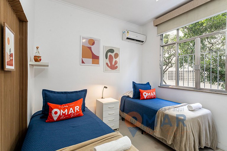 3BDRs 400m from Copacabana beach | LM 110/301