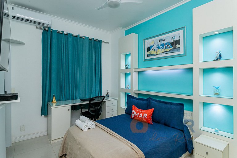 3BDRs 400m from Copacabana beach | LM 110/301