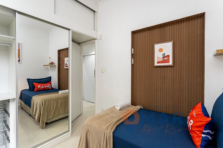 3BDRs 400m from Copacabana beach | LM 110/301