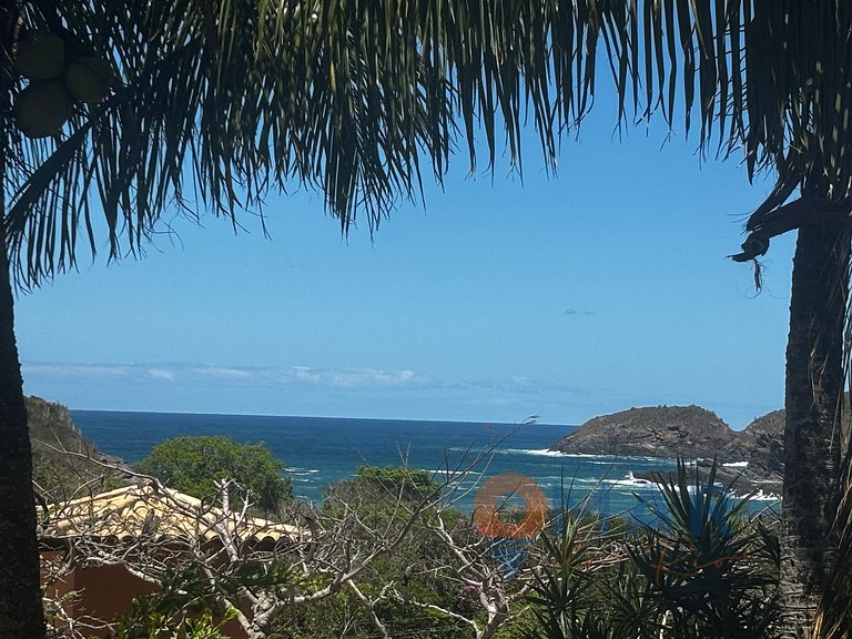 Casa em Búzios com vista mar e piscina | EDF 12