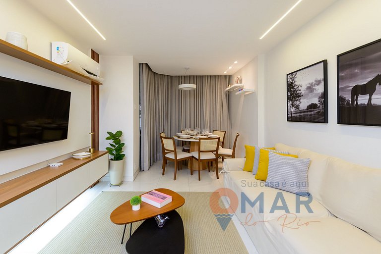 3Qtos a 200m da Praia de Copacabana | NSC 1004/201