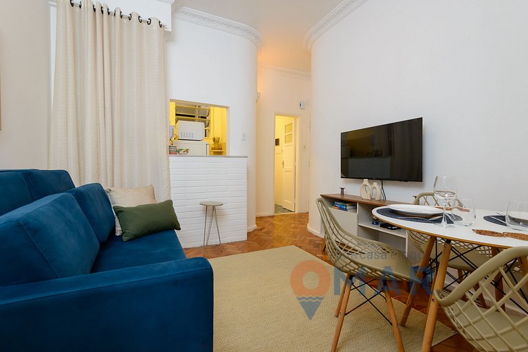 1BDR 7 min away from Copacabana Beach | BR 678/504