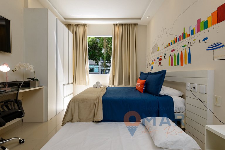 Studio em Copacabana a 450m da Praia | BC 530/202