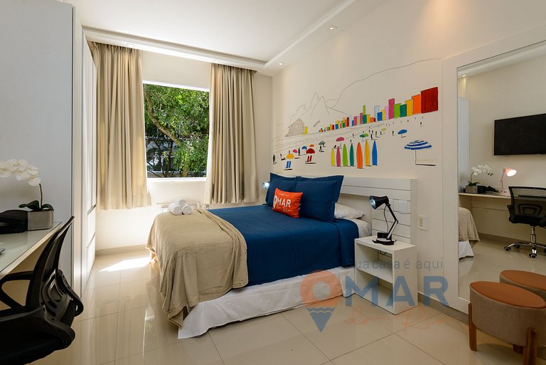 Studio em Copacabana a 450m da Praia | BC 530/202